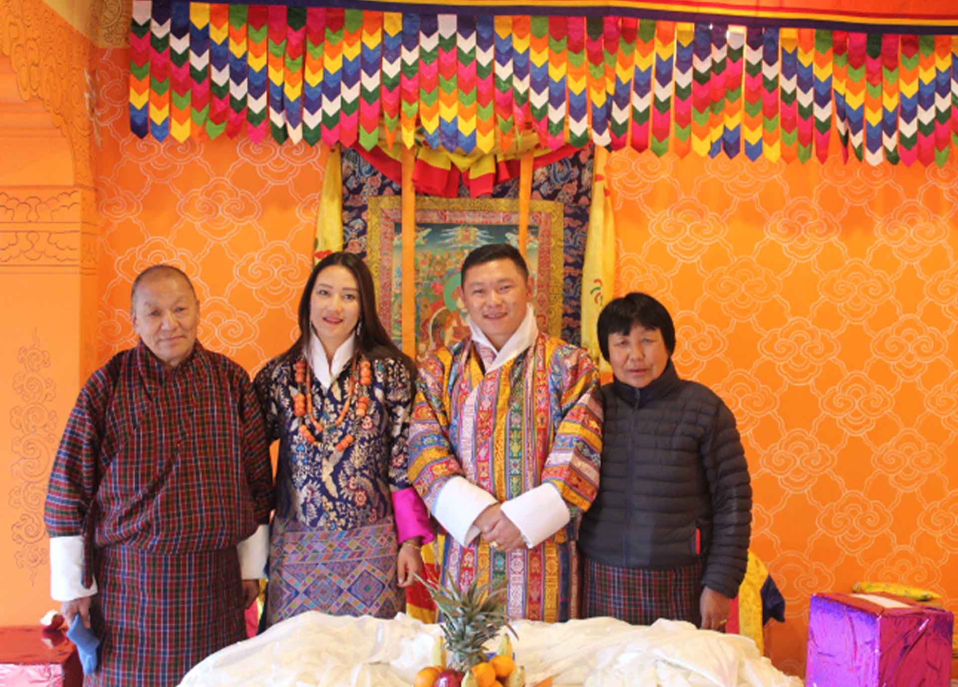 Traditional Bhutanese wedding ceremony at Rema Resort